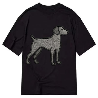 Weimaraner - Trendy gray ghost design wi - Classic T-shirt - Black
