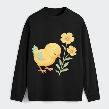 Yellow Chick - Classic Long Sleeve Shirt - Black