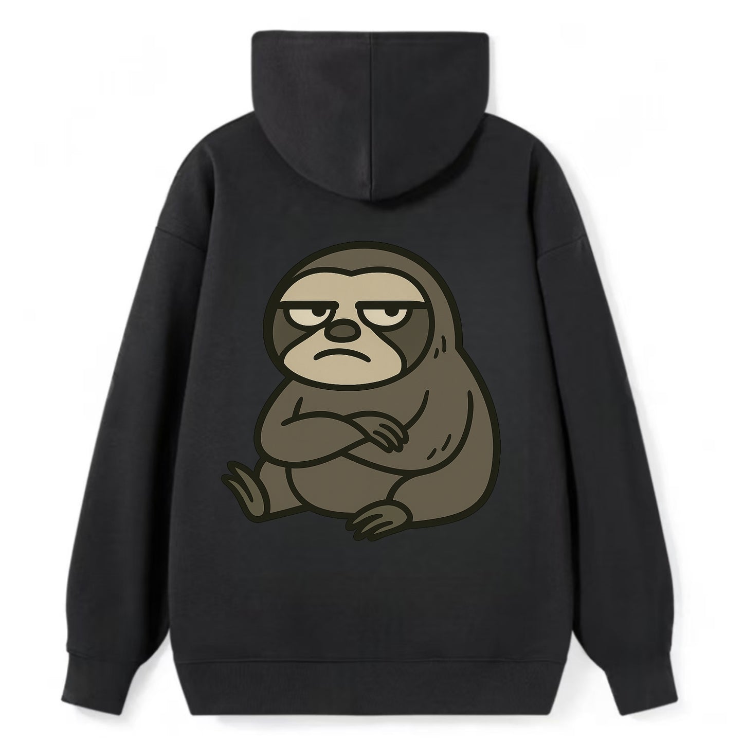 The Sloth Judging Silently - Classic Pullover Hoodie - Black
