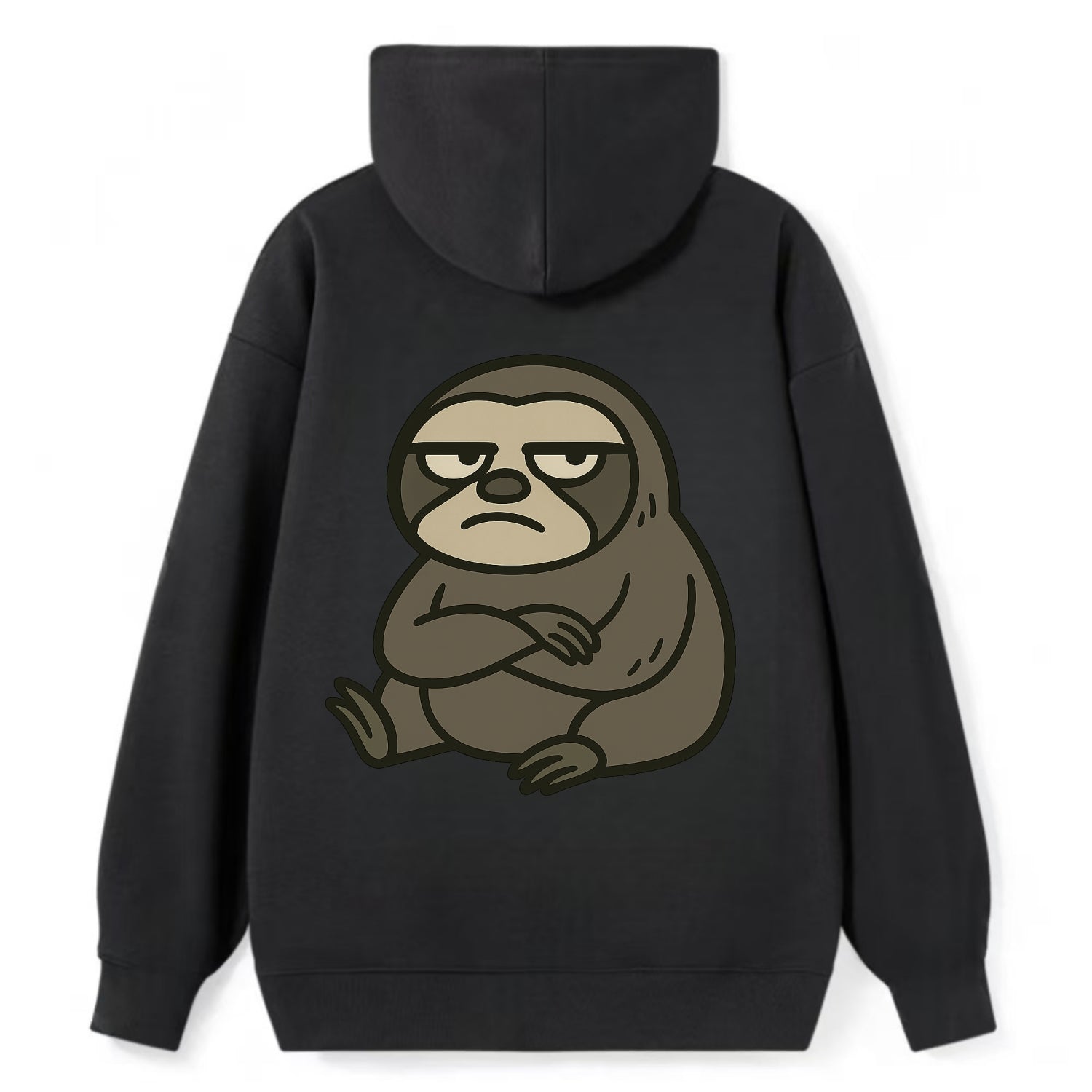The Sloth Judging Silently - Classic Pullover Hoodie - Black