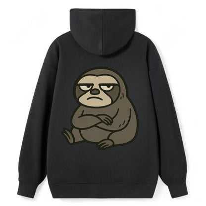 The Sloth Judging Silently - Classic Pullover Hoodie - Black