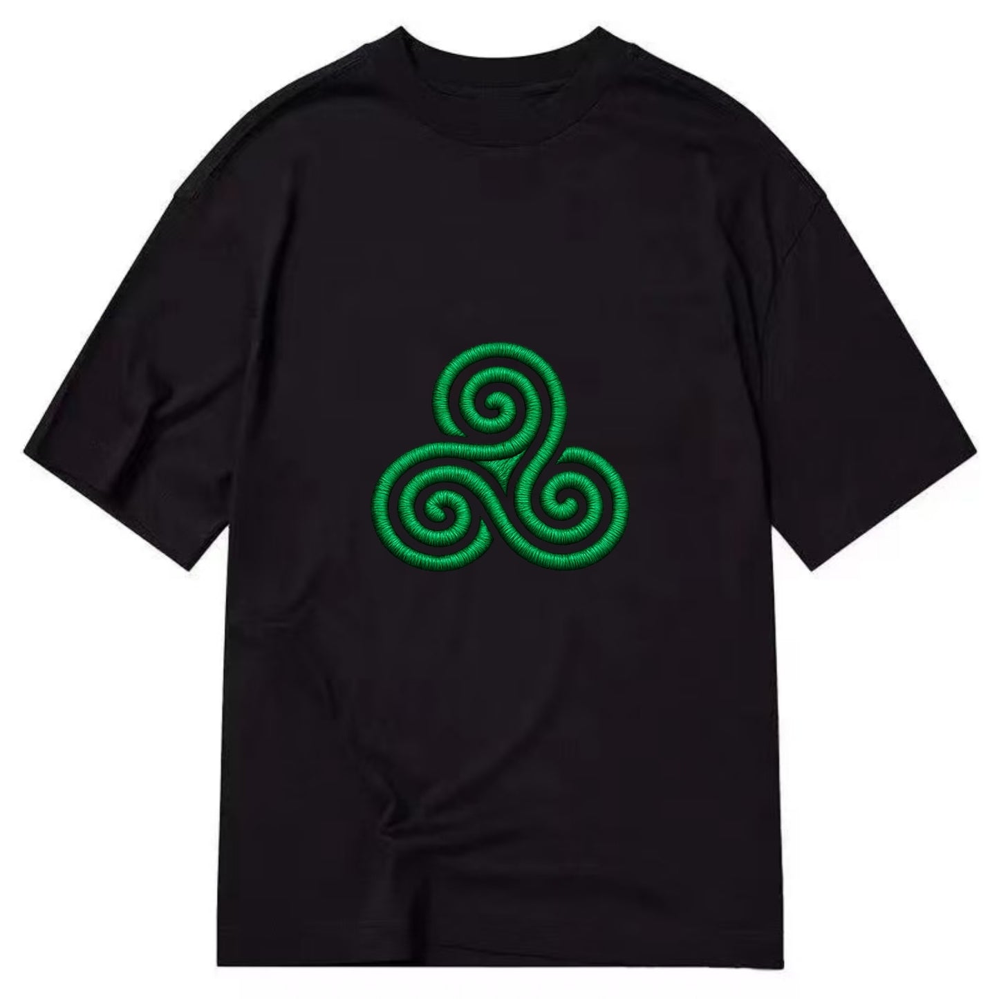 Triple Spiral - Classic T-shirt - Black