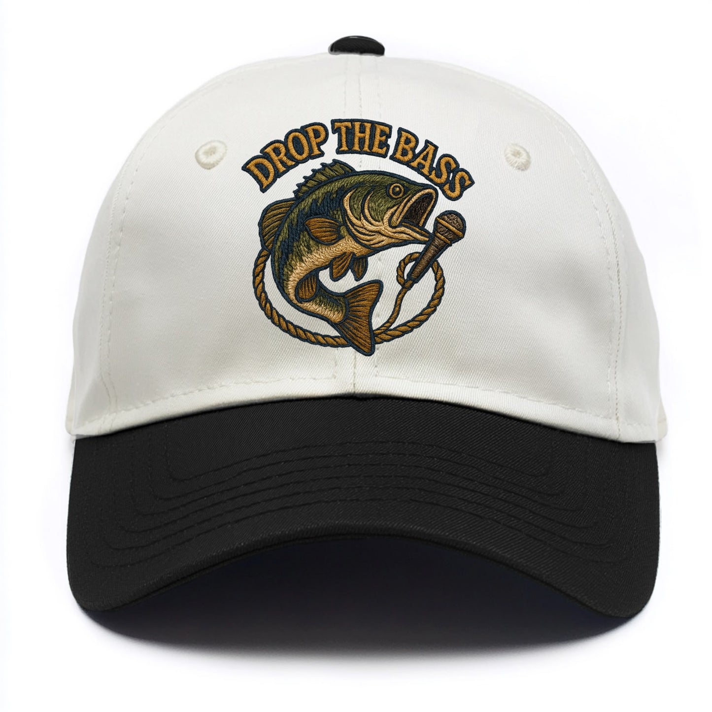 Drop The Bass  - Two Tone Cap - Black