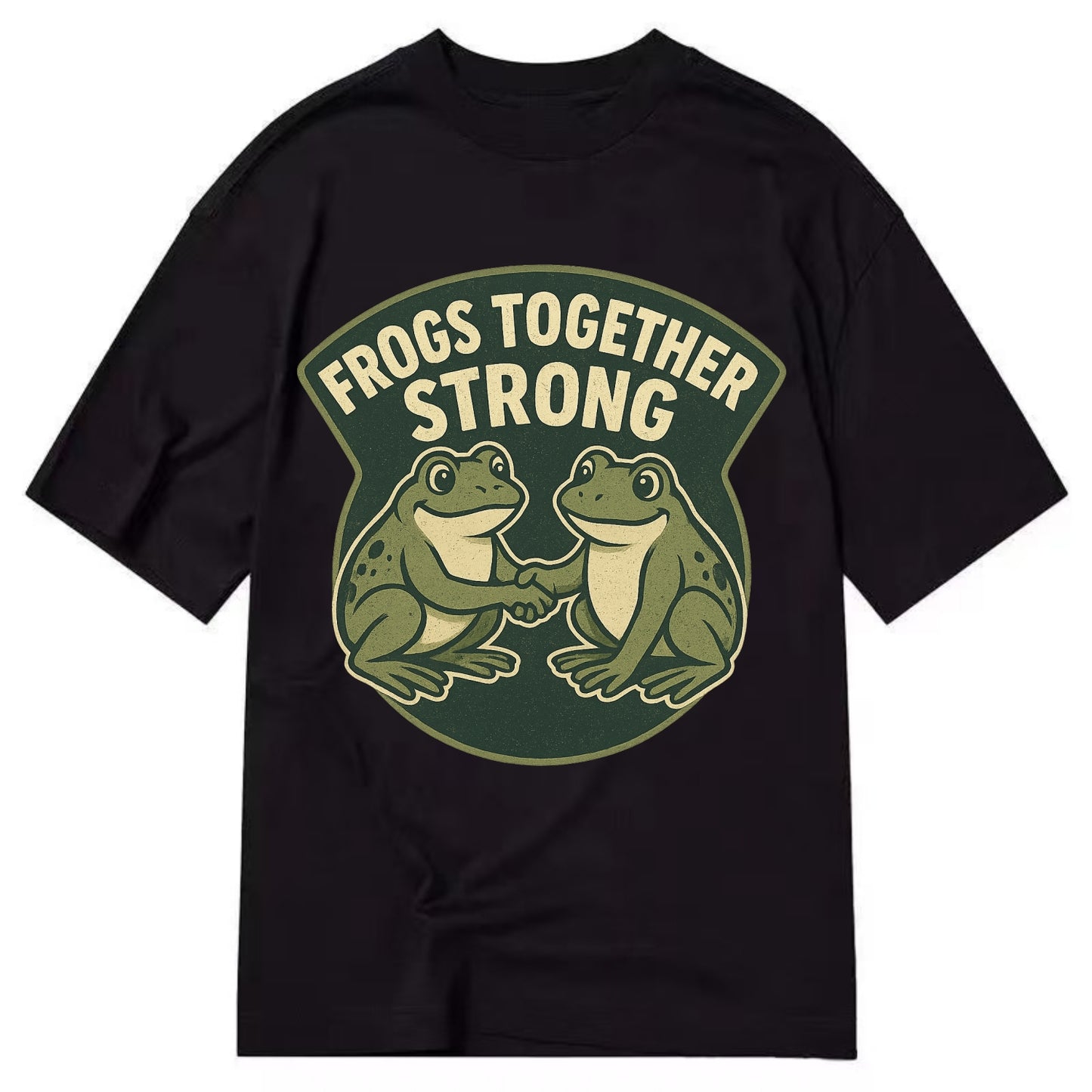 Frogs Together Strong 3 - Classic T-shirt - Black