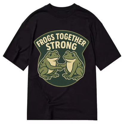 Frogs Together Strong 3 - Classic T-shirt - Black
