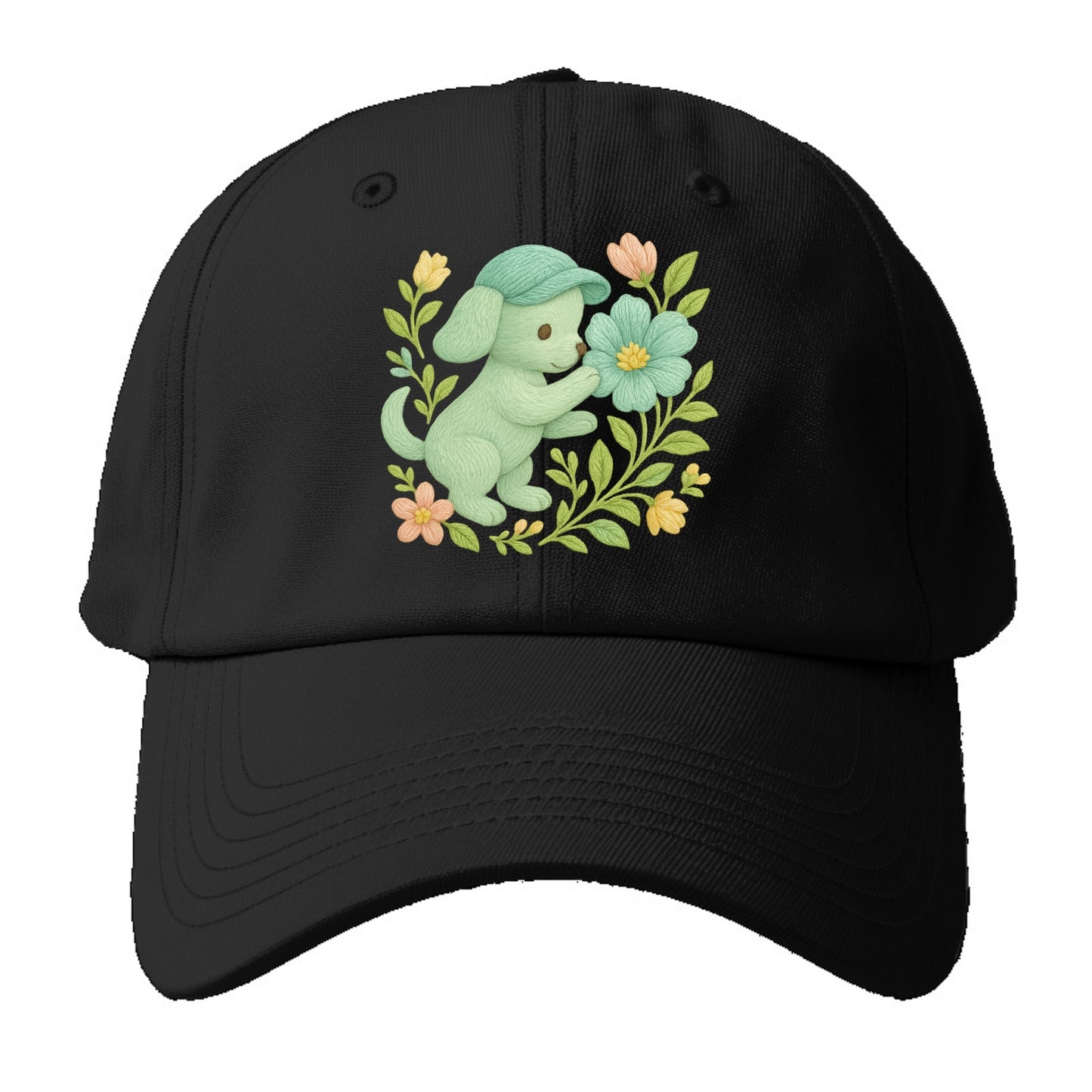 Mint Puppy - Baseball Cap For Big Heads - Black