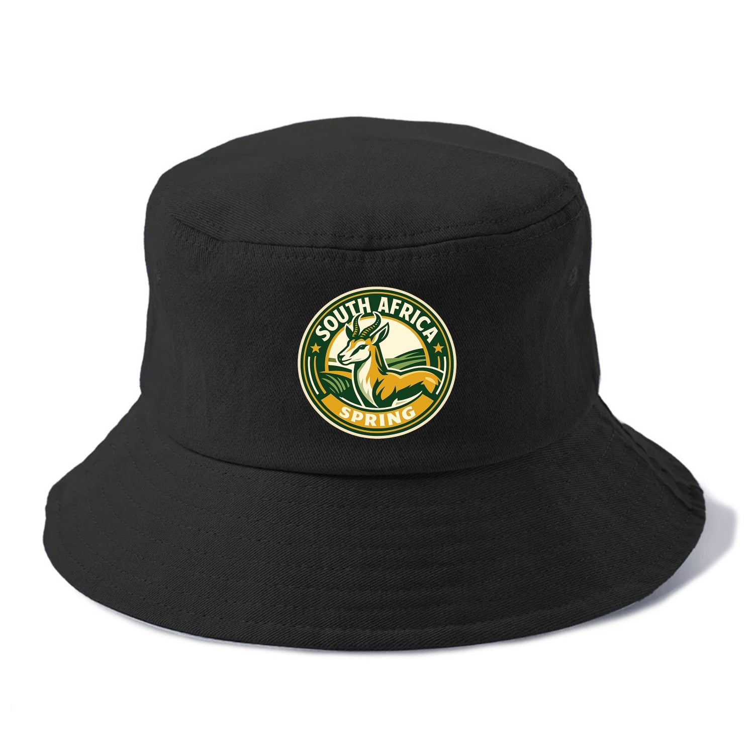 Vibrant Spring Awakening Emblem - Bucket Hat - Black