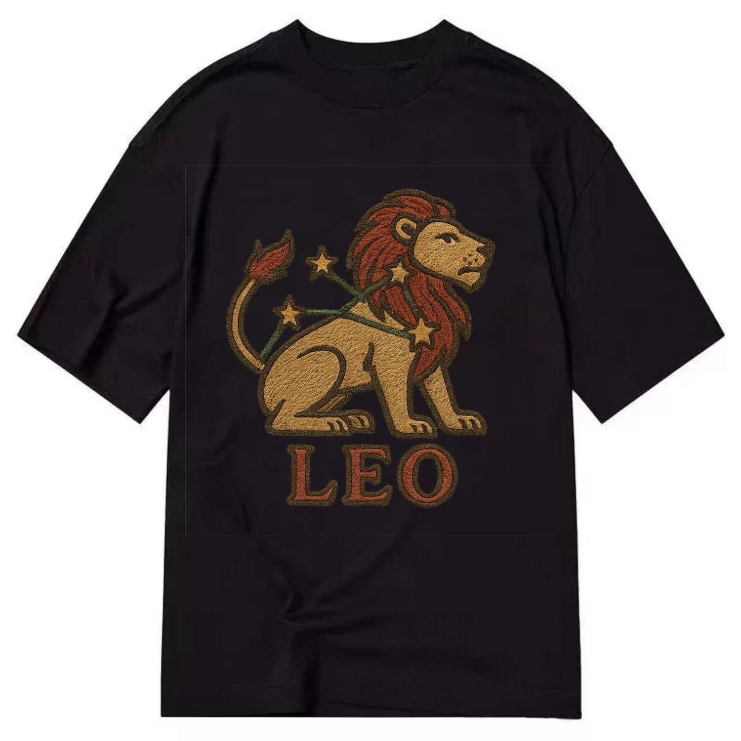 Leo Lion  - Classic T-shirt - Black