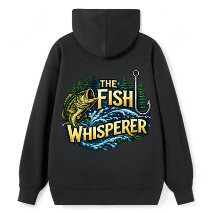 Fish Whisperer - Classic Pullover Hoodie - Black