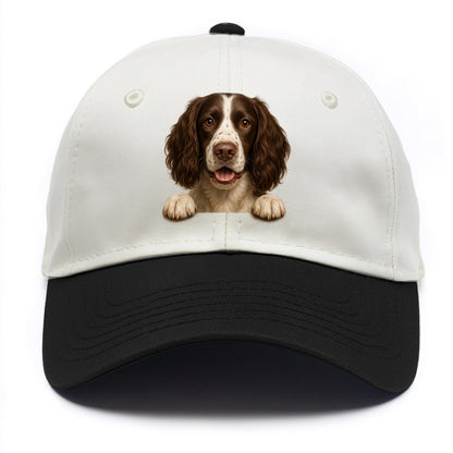 English Springer Spaniel  - Two Tone Cap - Black
