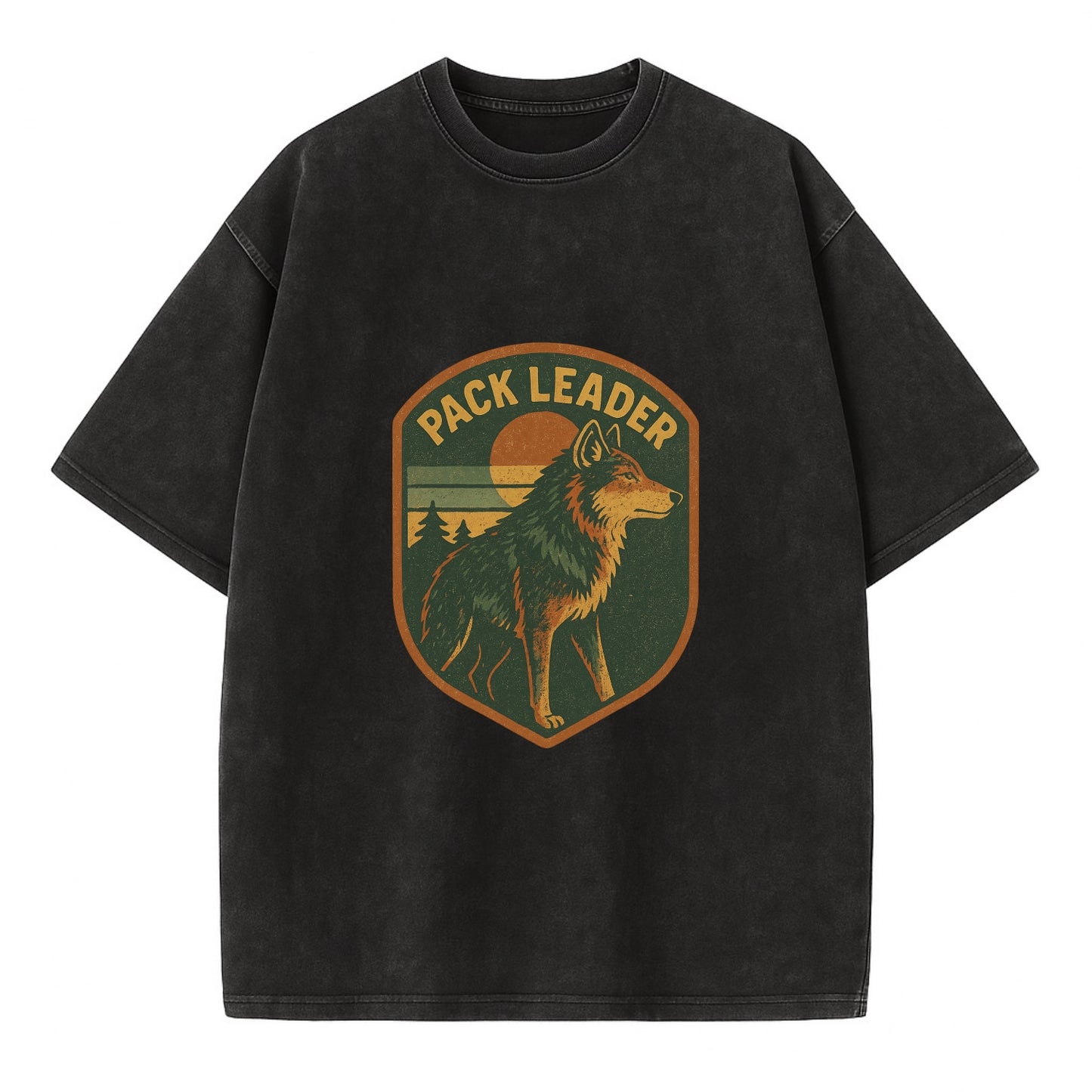 Pack Leader  - Vintage T-shirt - Black