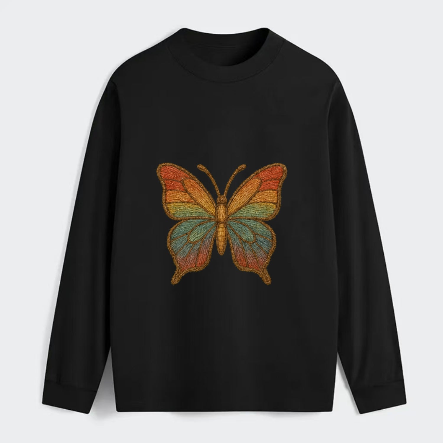 Butterfly Transformation  - Classic Long - Classic Long Sleeve Shirt - Black
