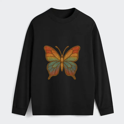 Butterfly Transformation  - Classic Long - Classic Long Sleeve Shirt - Black