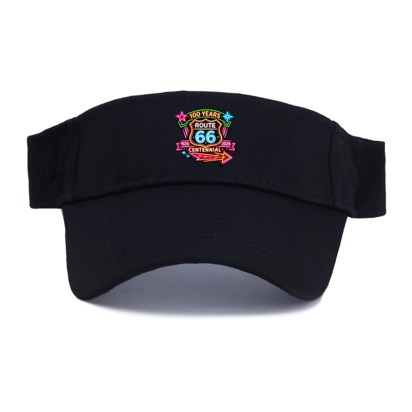 CENTENNIAL BADGE | 100 Years celebration emblem | 1926-2026 dates | Anniversary crest | - Visor - Black