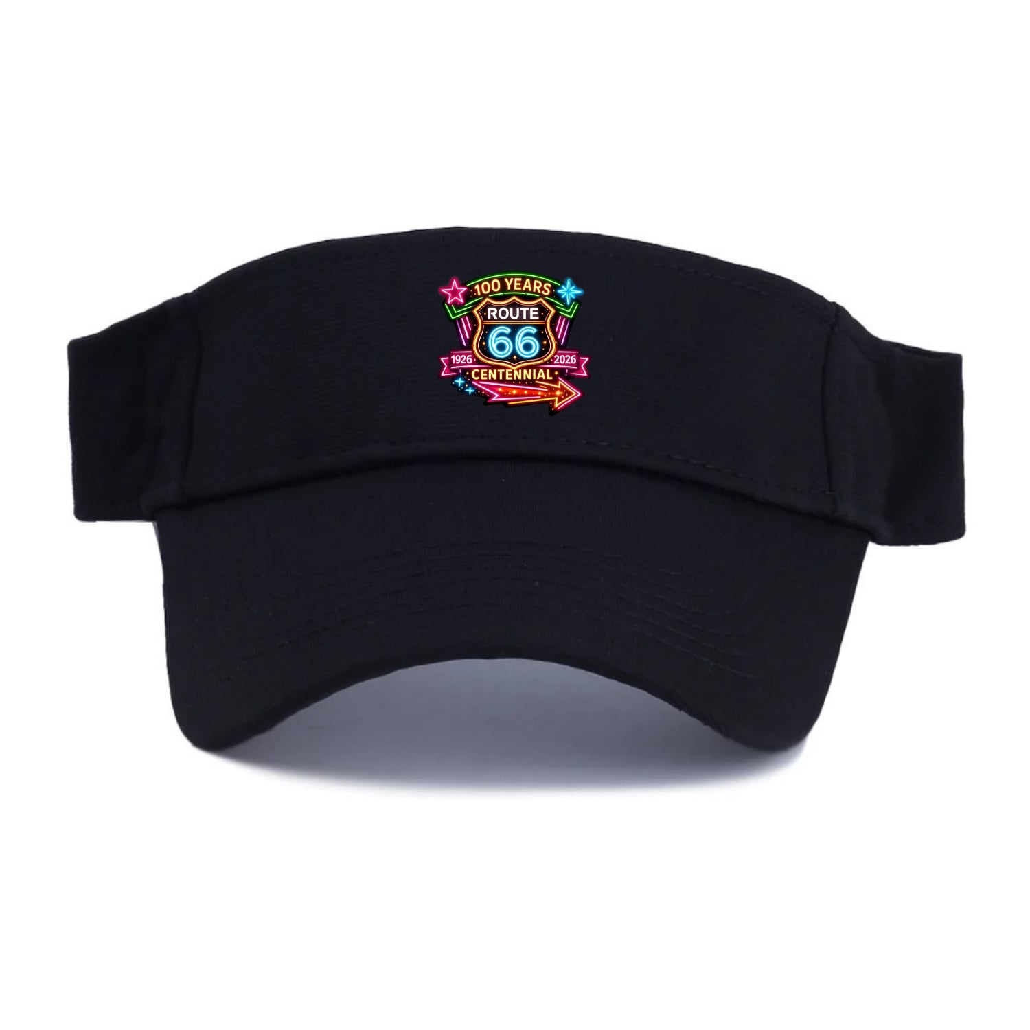 CENTENNIAL BADGE | 100 Years celebration emblem | 1926-2026 dates | Anniversary crest | - Visor - Black
