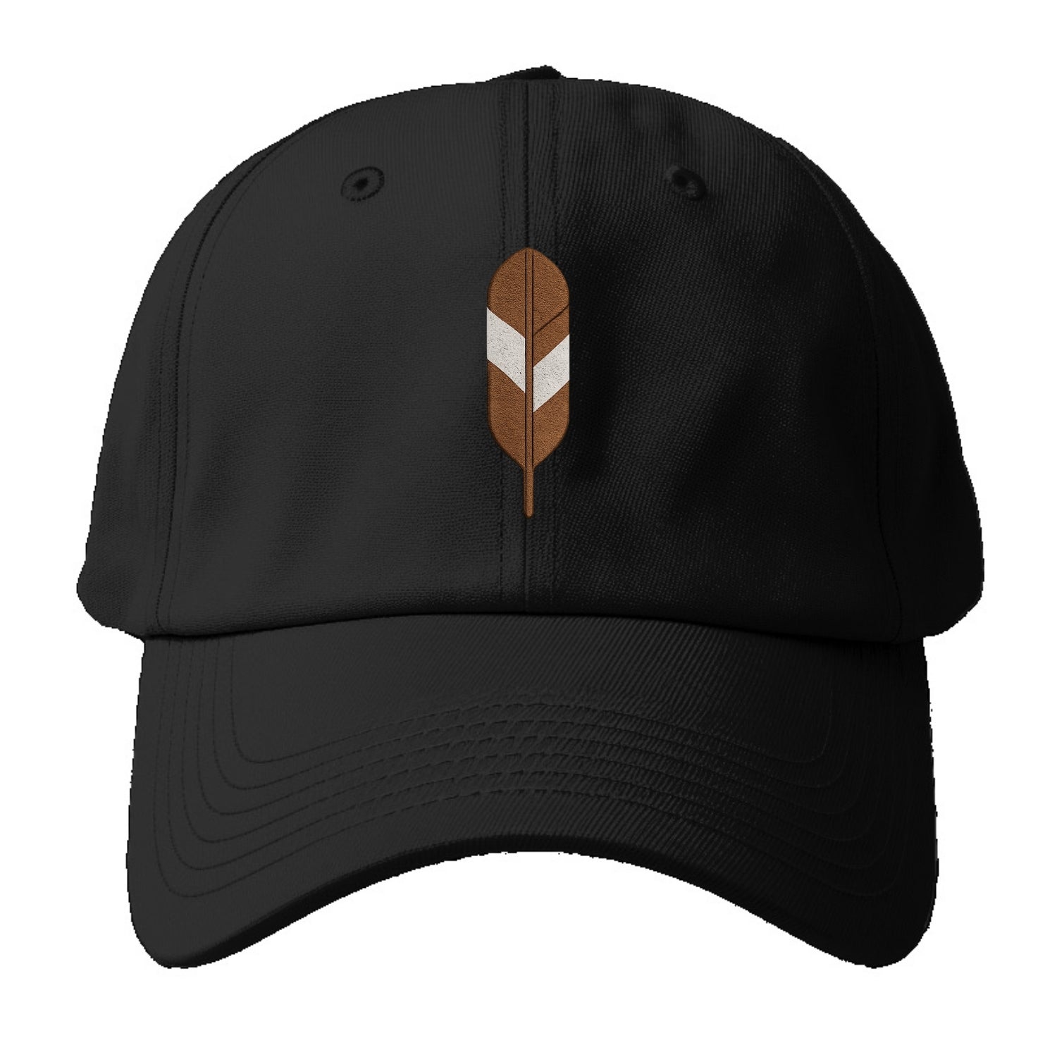 Eagle Feather  - Baseball Cap - Black