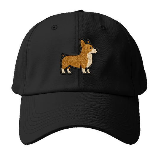 Pembroke Welsh Corgi - Trendy minimal sh - Baseball Cap For Big Heads - Black