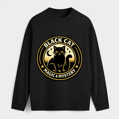 Midnight Prowler Emblem - Classic Long Sleeve Shirt - Black