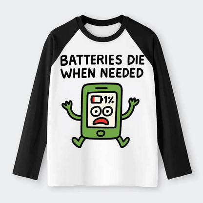 Hammer and Anvil  - Raglan Long Sleeve T-Shirt - Black