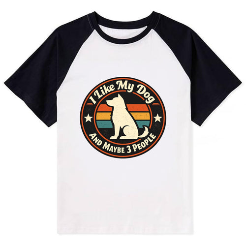 Canine Companion Crew - Contrast Raglan T-shirt