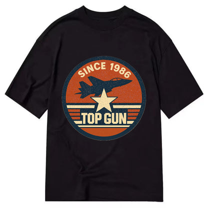 Top Gun Since 1986 - Classic T-shirt - Black