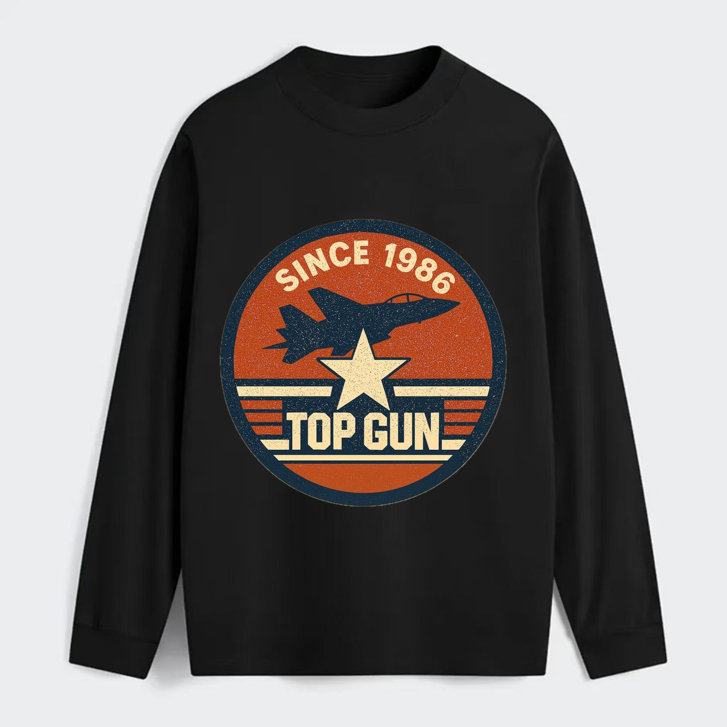 Top Gun Since 1986 - Classic Long Sleeve Shirt - Black