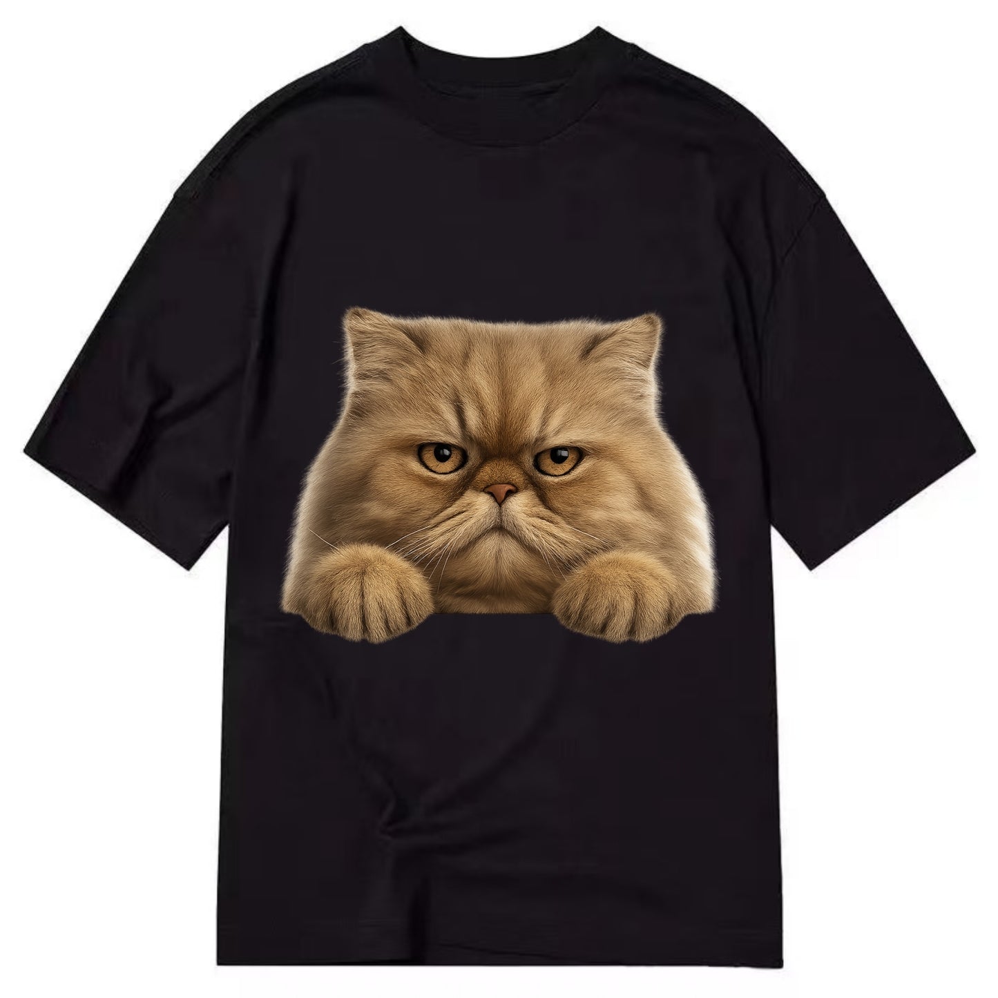 Persian Cat  - Classic T-shirt - Black