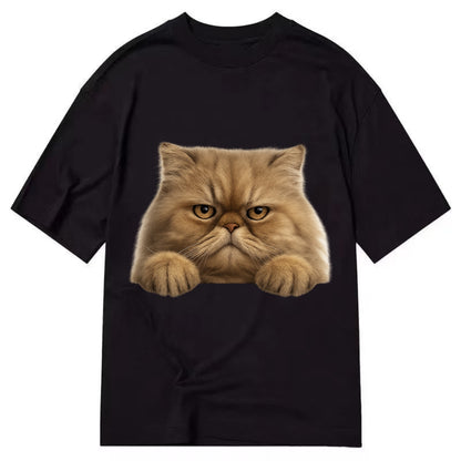 Persian Cat  - Classic T-shirt - Black