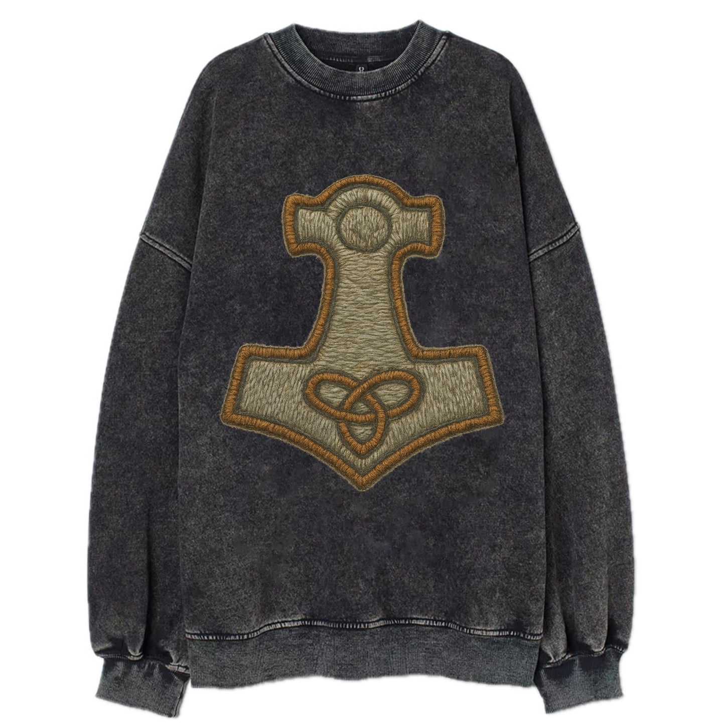 Mjolnir - Vintage Sweatshirt - Black