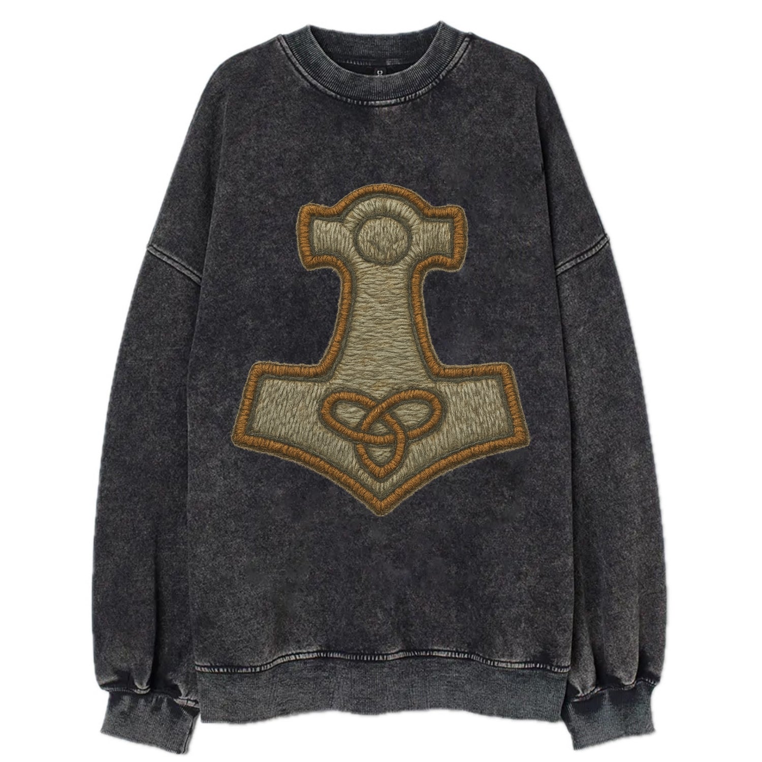 Mjolnir - Vintage Sweatshirt - Black