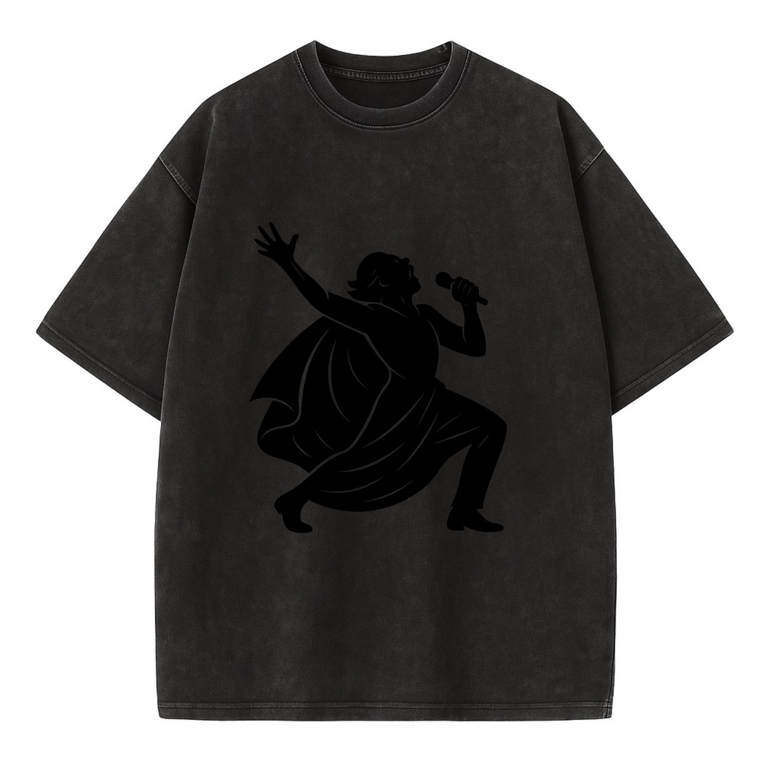 Opera singer powerful finale - Vintage T-shirt - Black