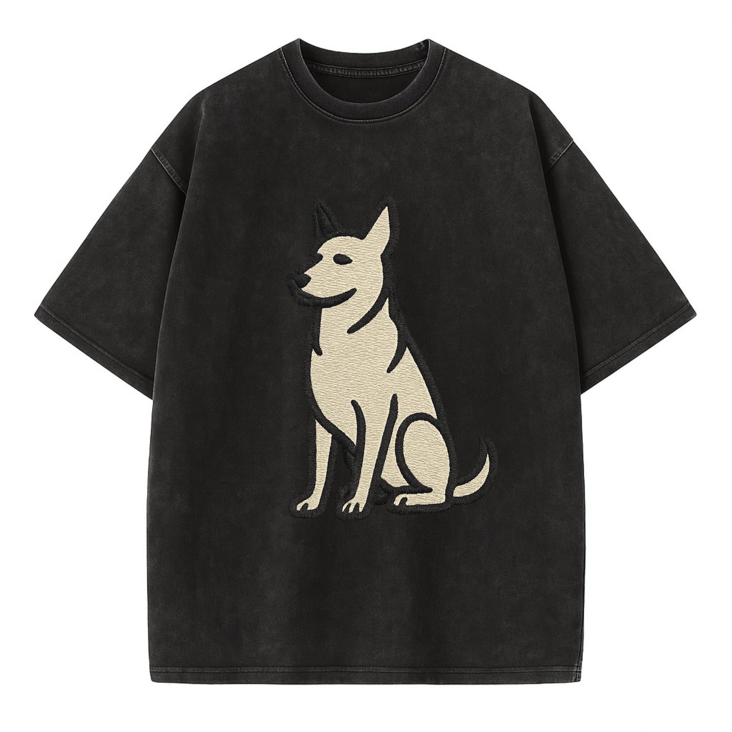 German Sheprador - German Shepherd Lab m Vintage T-shirt - Black