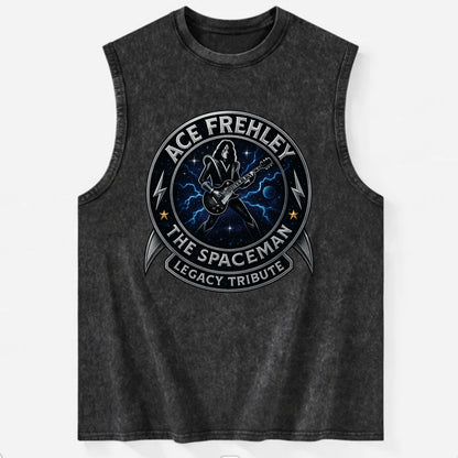 Ace Legacy Seal - Vintage Washed Tank - Black