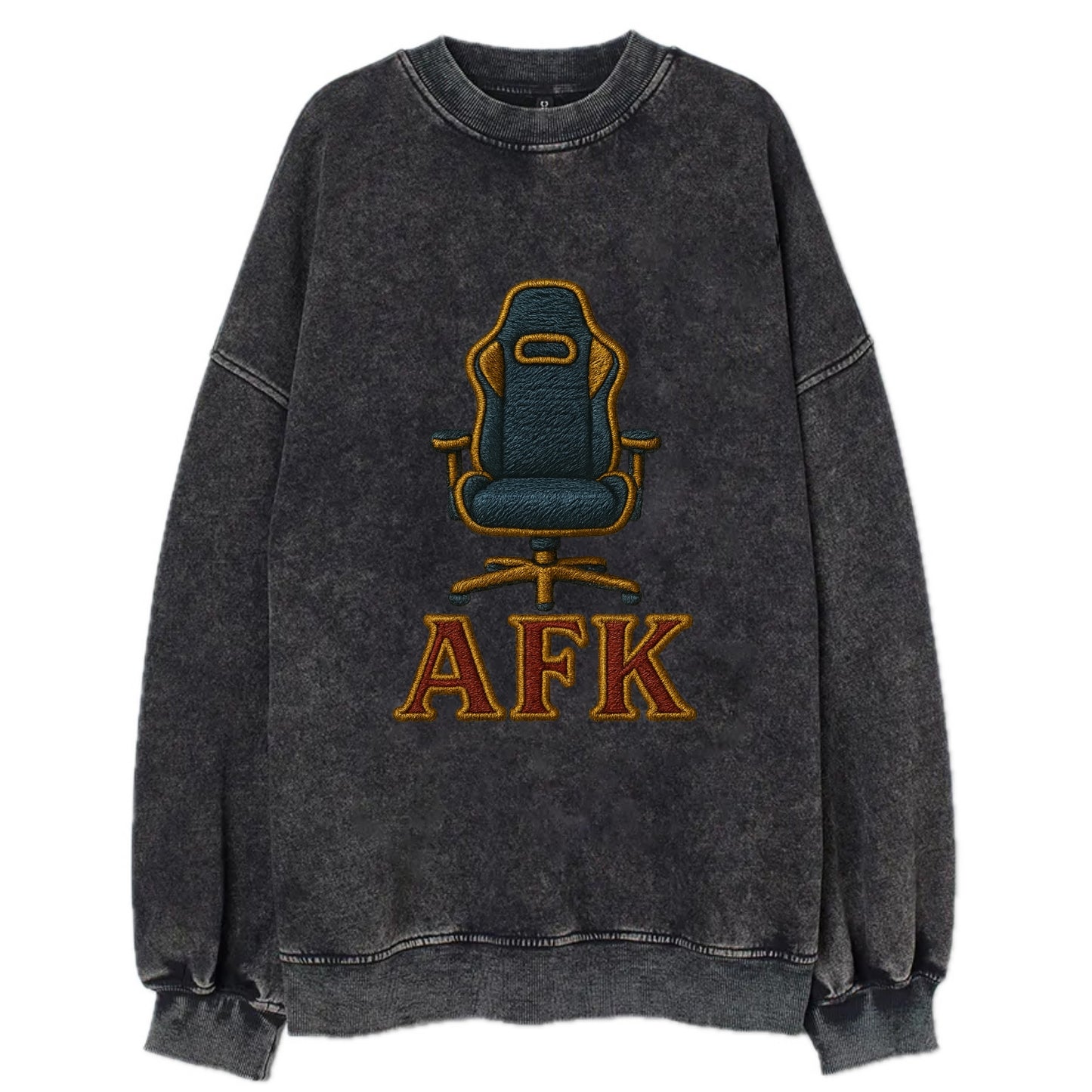 AFK   - Vintage Sweatshirt - Black