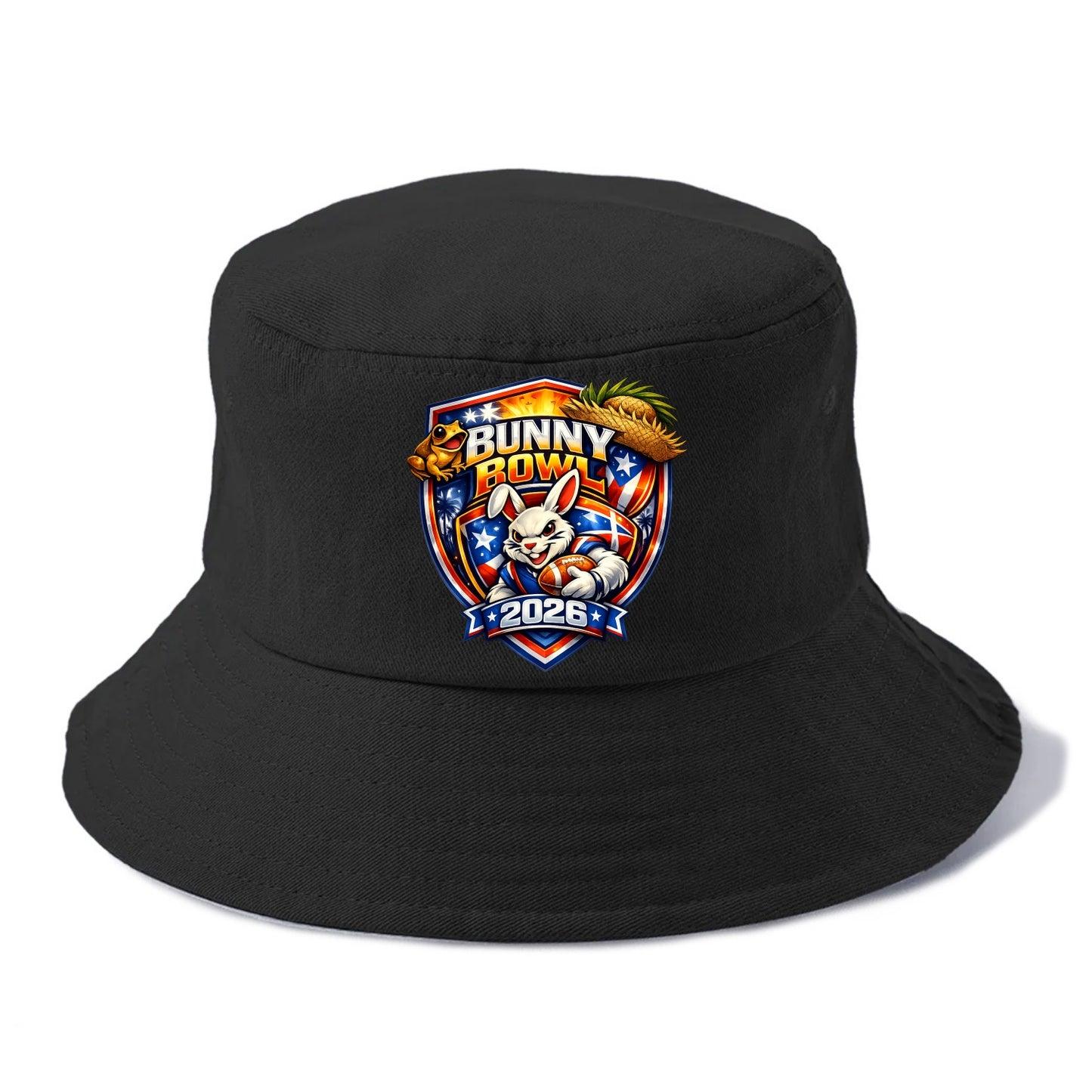 Bunny Bowl 2026 - Bucket Hat - Black