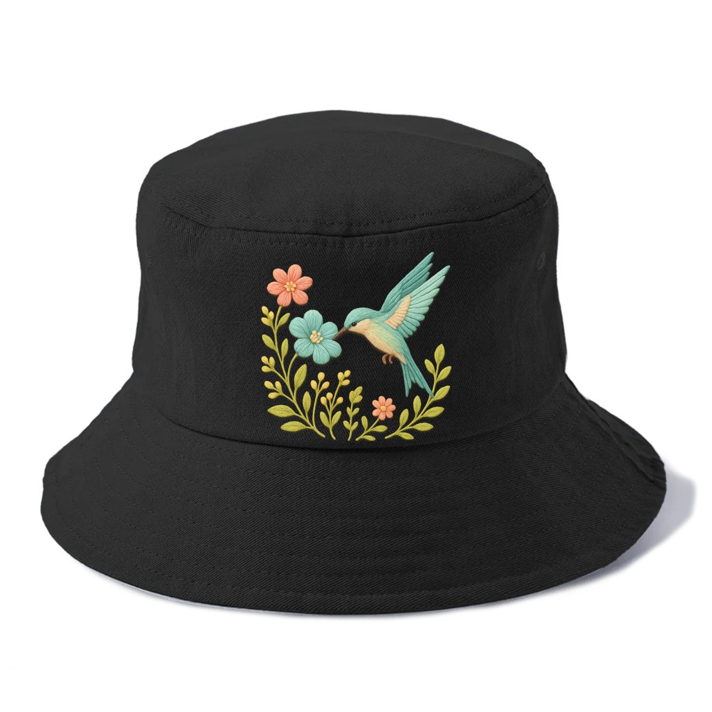 Mint Bee-Eater - Bucket Hat - Black