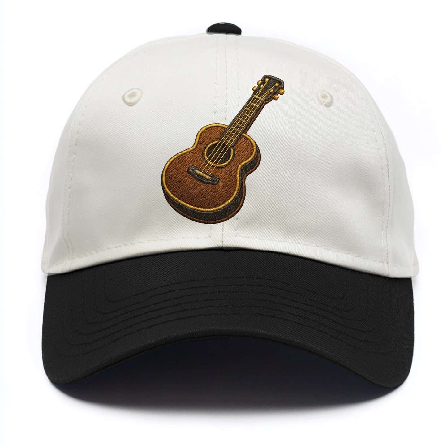 Vintage Guitar  - Two Tone Cap - Black