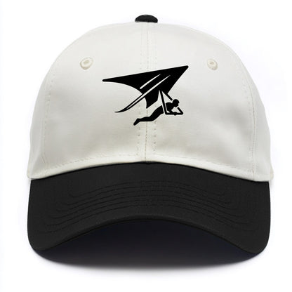 Hang glider soaring - Two Tone Cap - Black