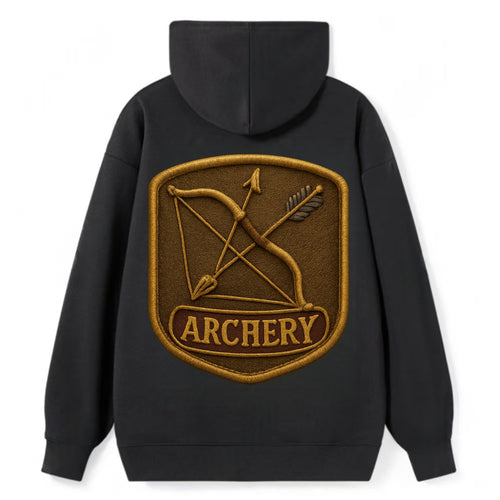 Bow and arrow crossed - archery enthusiast - Classic Pullover Hoodie