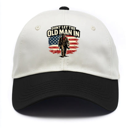 Dont Let The Old Man In - Two Tone Cap - Black