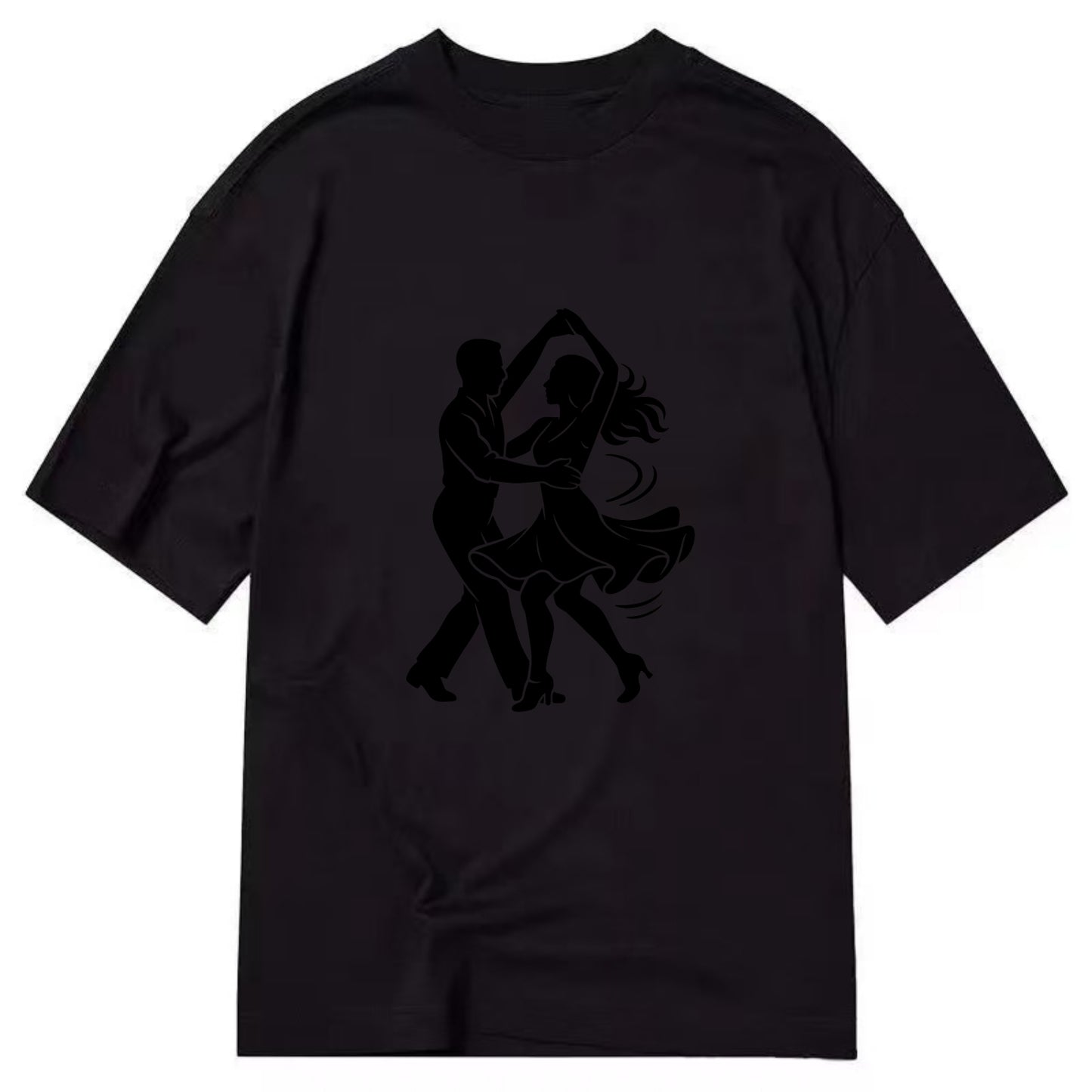 Salsa dancers spinning turn - Classic T-shirt - Black