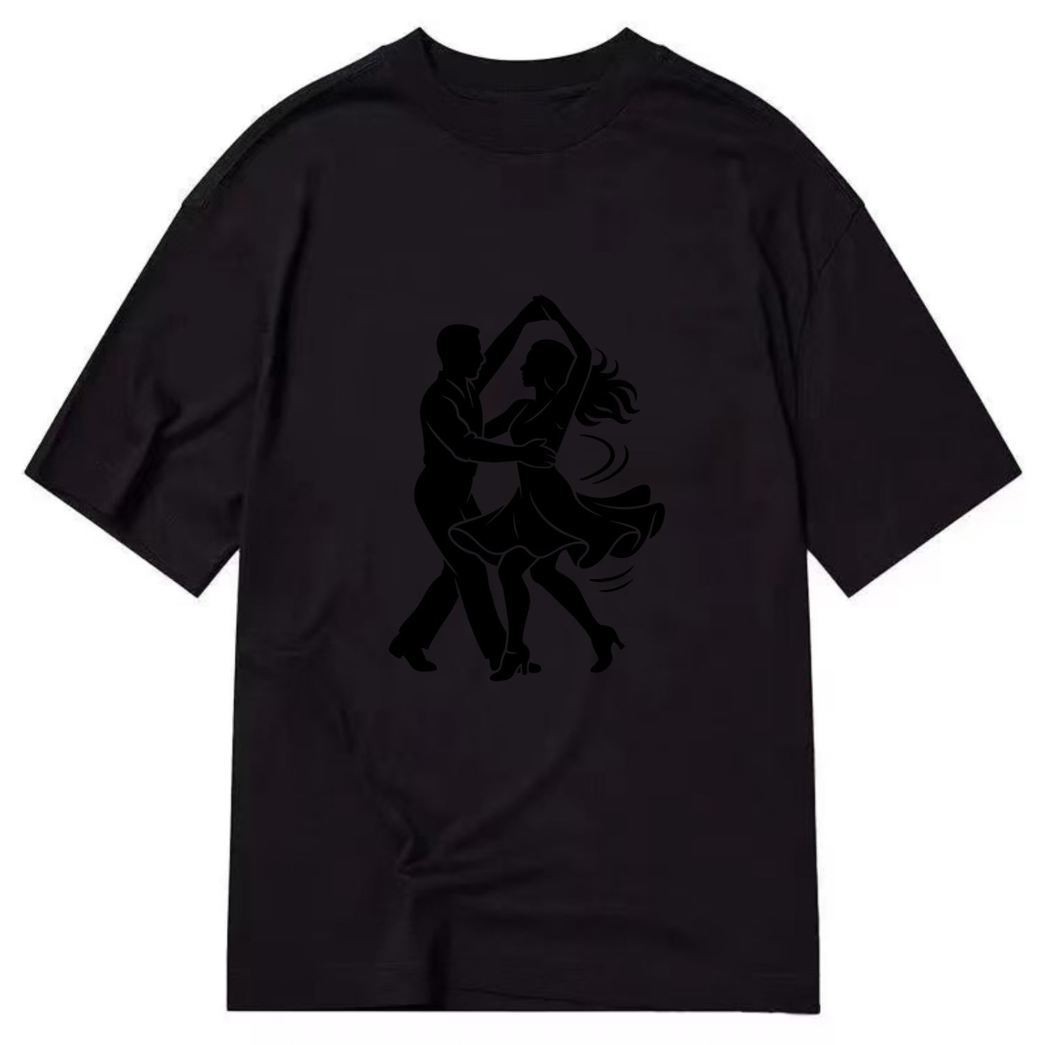 Salsa dancers spinning turn - Classic T-shirt - Black