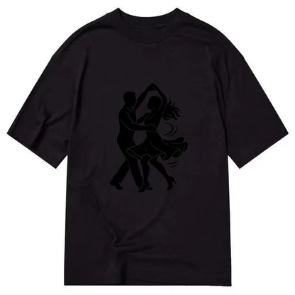 Salsa dancers spinning turn - Classic T-shirt - Black