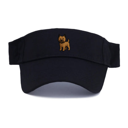 Cairn Terrier - Modern shaggy design wit - Visor - Black