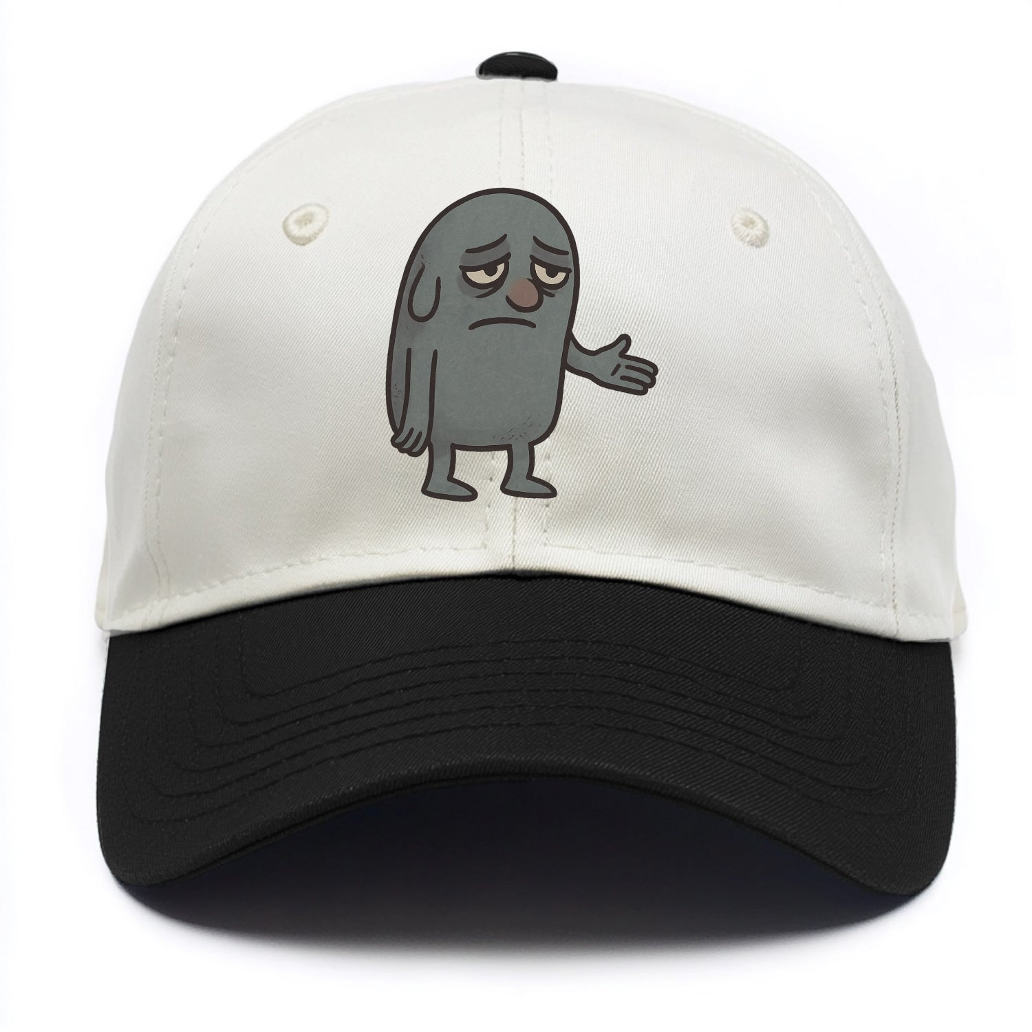 FOLLOWERS ARE GHOSTS | Transparent crowd following nobody - Two Tone Cap - Black