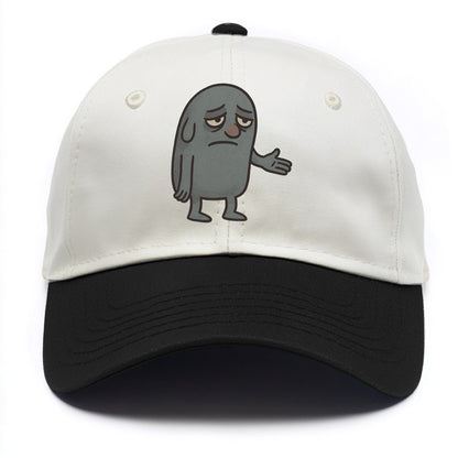 FOLLOWERS ARE GHOSTS | Transparent crowd following nobody - Two Tone Cap - Black