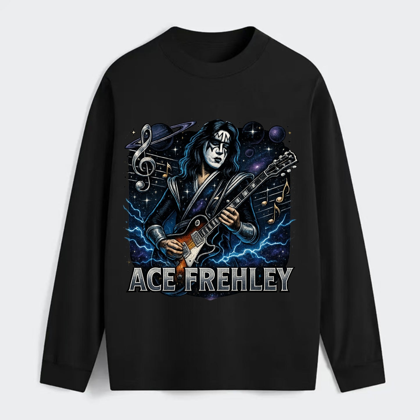 Ace Musical Cosmos - Classic Long Sleeve Shirt - Black