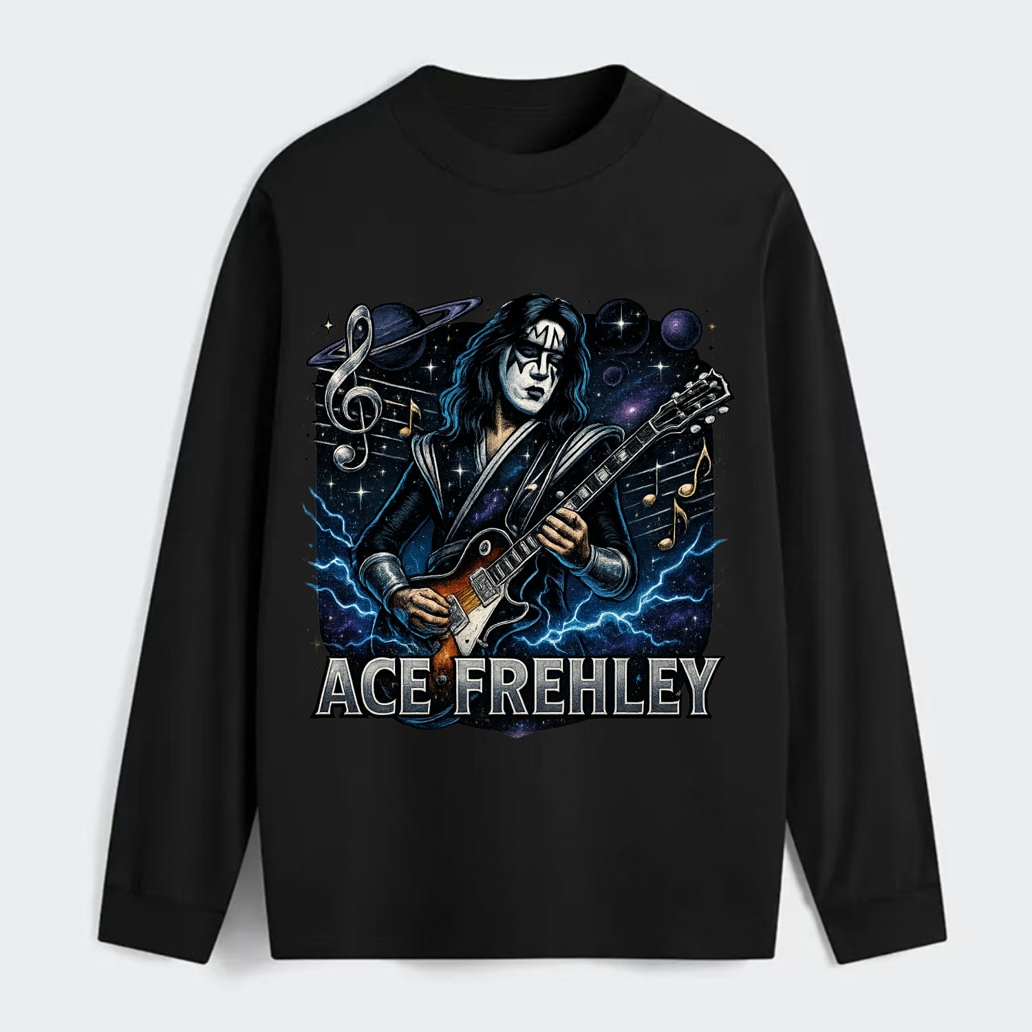 Ace Musical Cosmos - Classic Long Sleeve Shirt - Black