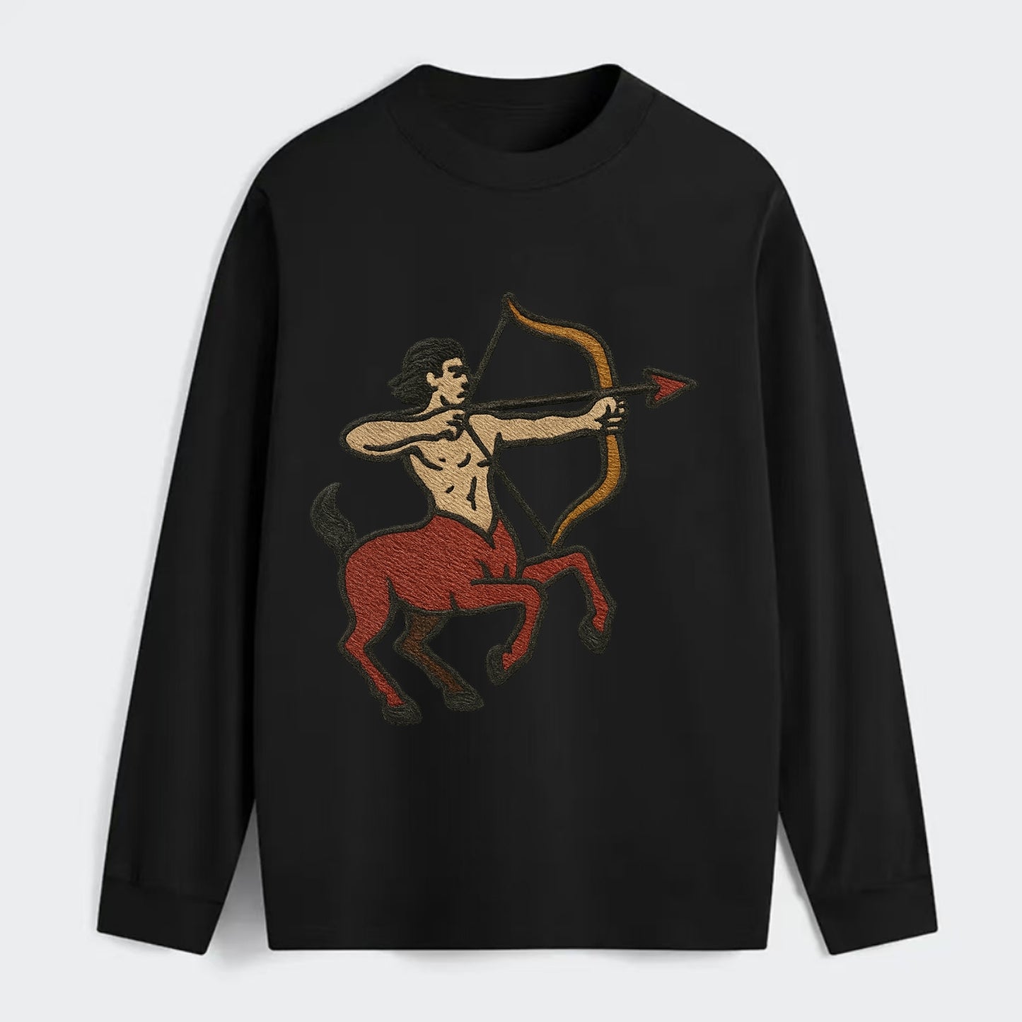 Sagittarius Arrow  - Classic Long Sleeve Shirt - Black