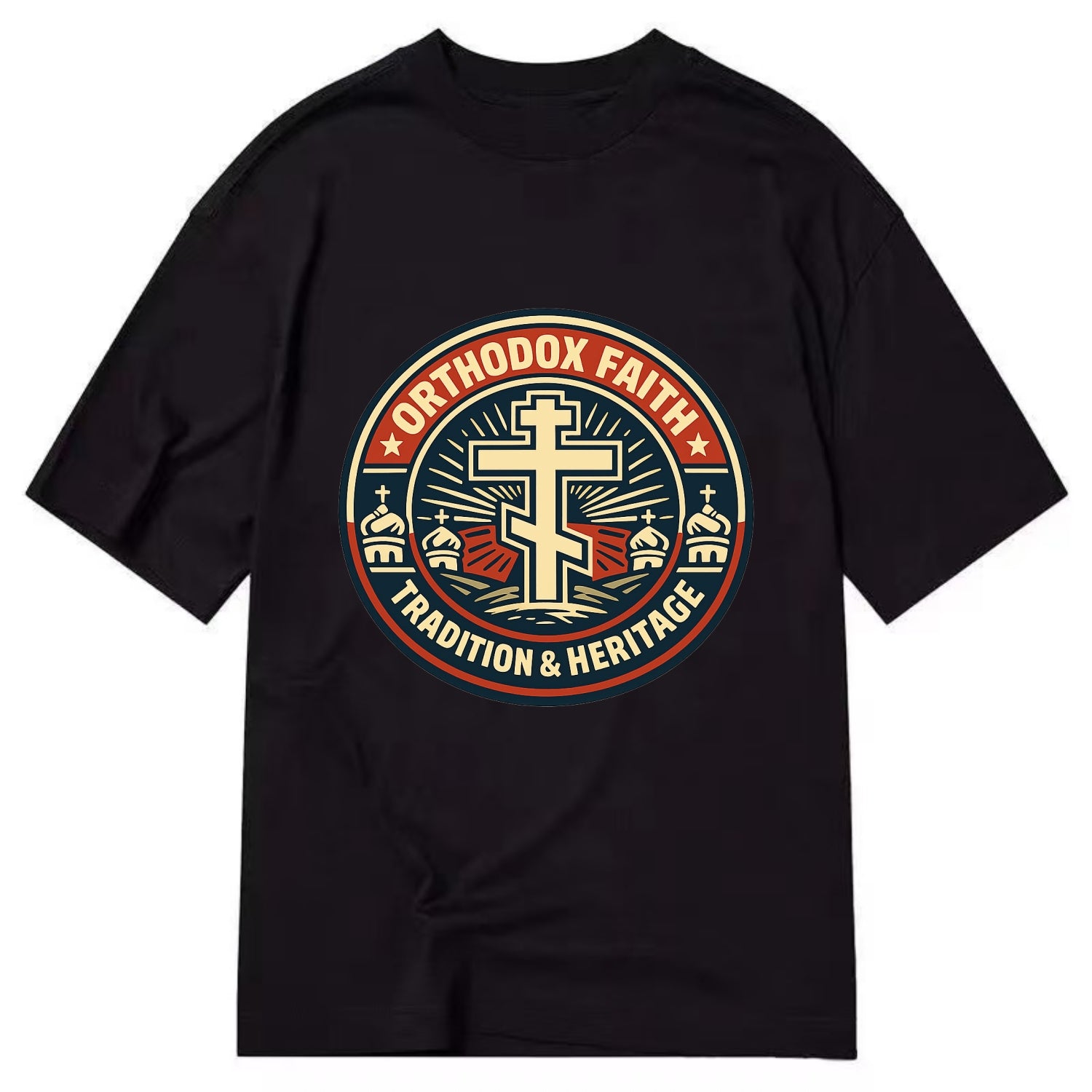 Faithful Heritage Emblem - Classic T-shirt - Black